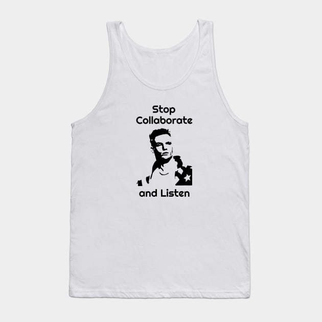 Vanilla Ice Stop Collaborate and Listen Rap Hip Hop Tank Top by fancyjan